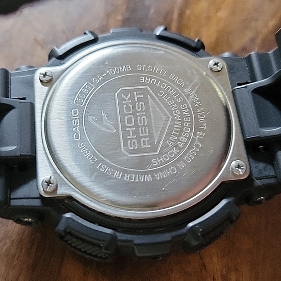G-Shock XL Case Anti-Magnetic Analog/Digital Watch - GA-100MB-1A - Picture 7 of 7